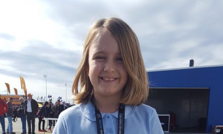 Winning Drivers and Graceful Children Provide Daytona Speedway Smiles