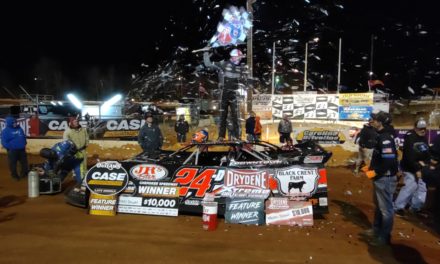 Michael Brown Gets First World of Outlaws Late Models win at Cherokee Speedway; Ross Bailes Wins Drydene Xtreme DIRTcar Championship